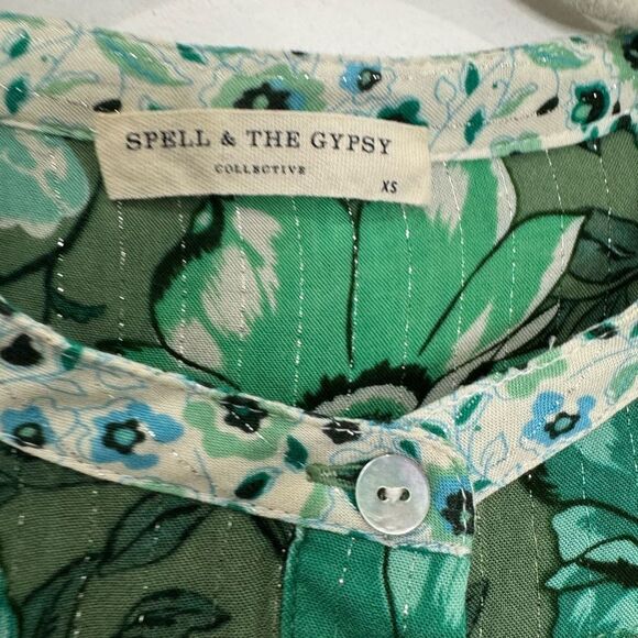 New Spell designs Winona gown ivy green dress - Picture 14 of 17